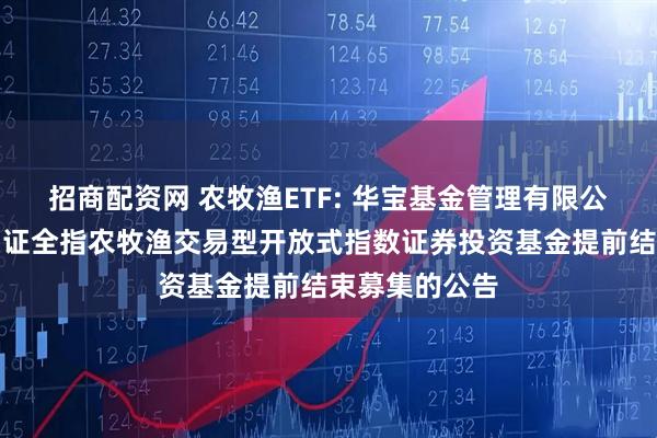 招商配资网 农牧渔ETF: 华宝基金管理有限公司关于华宝中证全指农牧渔交易型开放式指数证券投资基金提前结束募集的公告