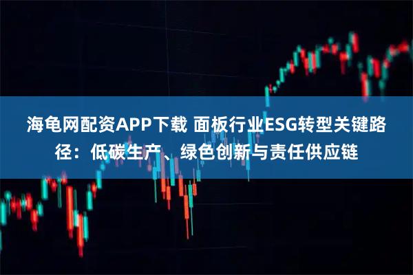 海龟网配资APP下载 面板行业ESG转型关键路径：低碳生产、绿色创新与责任供应链